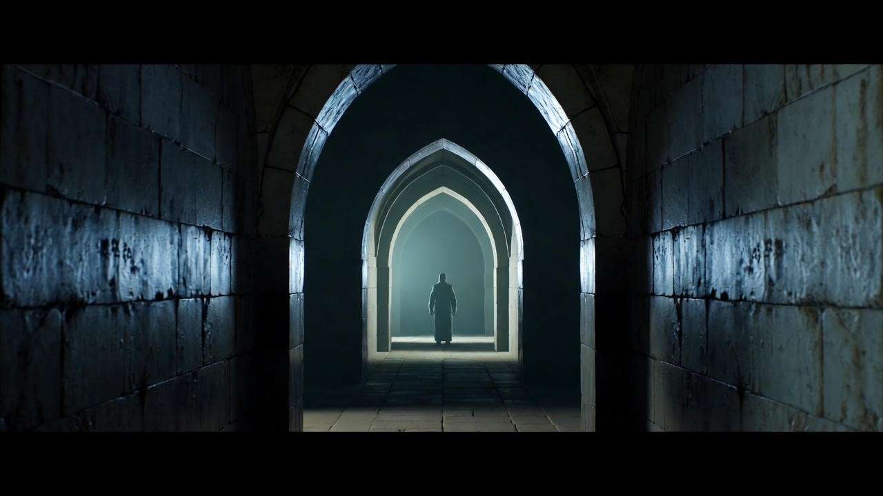 Somber Veil scene of Sirius’s death in Order of Phoenix chapters.
