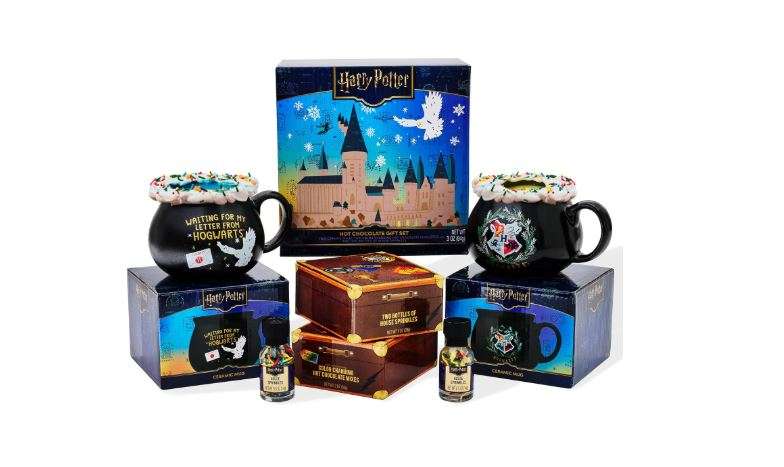 HARRY POTTER Hot Chocolate Mug Gift Set, Includes 2 Color Changing Hot Chocolate Mixes, 2 House Sprinkles, and 2 Cauldron Mugs, Officially Licensed, HARRY...
