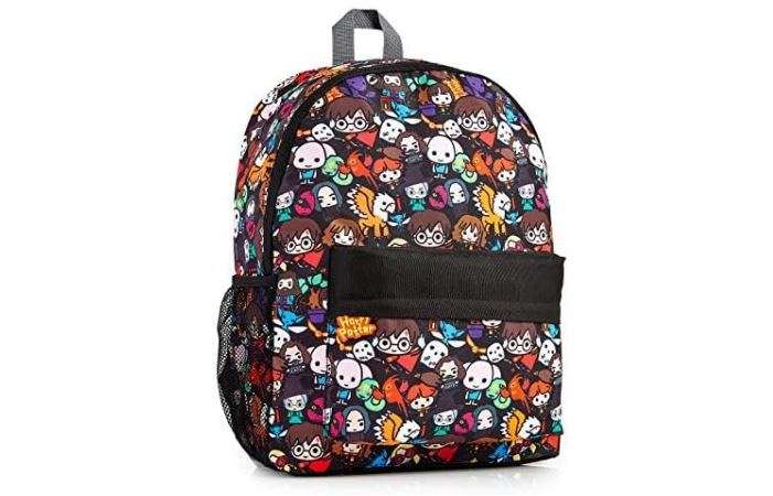 Harry Potter Backpack for Boys Girls Teens with Chibi Character Print Daypack Backpacks School Bag for Sports Travel School Supplies Gifts for Kids

