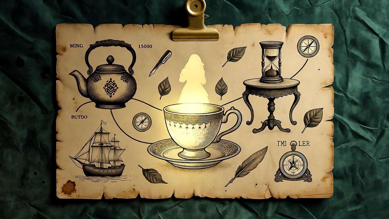 Historical timeline of tasseography from China to Hogwarts Divination classroom