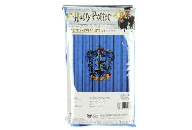 Robe Factory Harry Potter Ravenclaw Shower Curtain House Bathroom Decor with Hook Rings