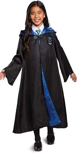 Harry Potter Robe, Official Hogwarts Wizarding World Costume Robes, Deluxe Kids Size Dress Up Accessory