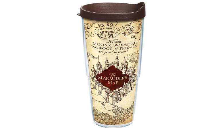 Tervis Harry Potter The Marauder's Map Made in USA Double Walled Insulated Tumbler Travel Cup Keeps Drinks Cold & Hot, 24oz Legacy, Classic