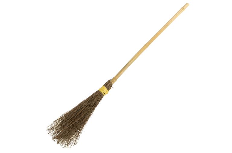 Kangaroo 36" Bamboo Witch Broom Prop - Wizard Staff Witch Broomstick Magic Broom for Kids, Teens & Adults - Halloween Porch Decor Front Outdoor Fall...
