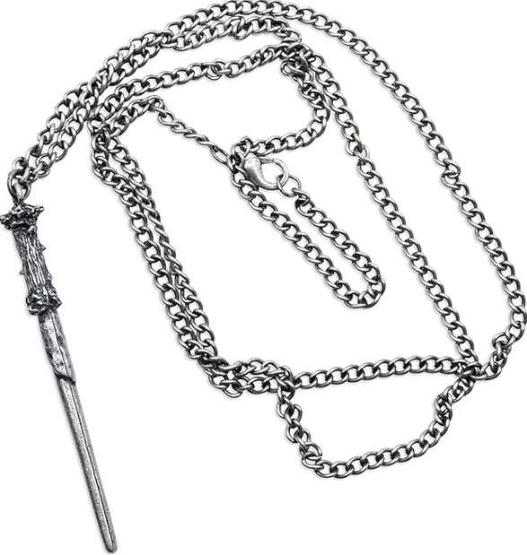 Harry Potter Wand Pendant Chain Necklace 