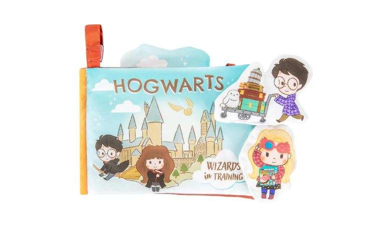 KIDS PREFERRED Harry Potter Activity Deluxe Soft Book with Crinkle, Squeak, Peek-a-Boo Flap, and Tactile Features – 8 Inches
