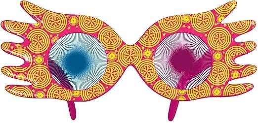 Disguise Luna Lovegood Spectrespecs Glasses, Official Harry Potter Wizarding World Costume Accessory, Single Child Size Character Glasses 