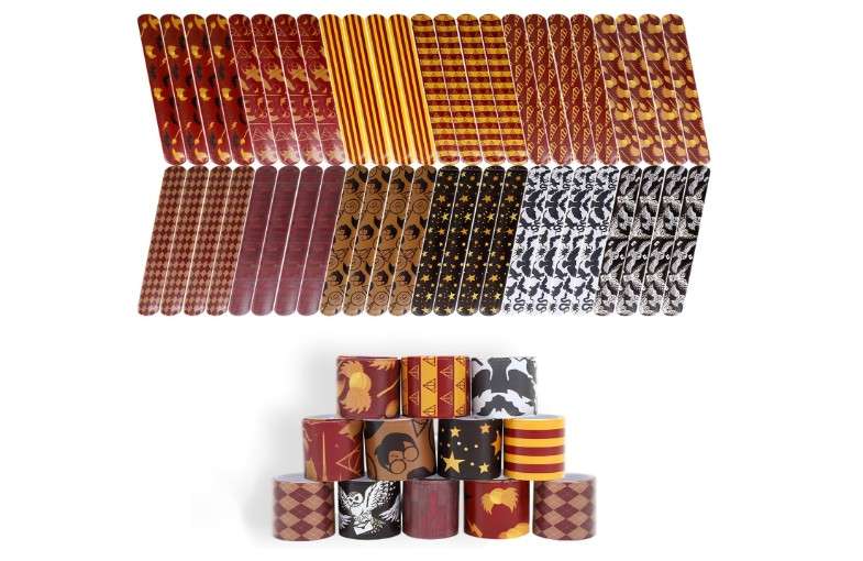 XXPLCOU 48Pcs Kids Slap Bracelets,Slap Wristbands Snap Bracelets Wizards and Magic Style Theme,for kids Party Favors Classroom Prizes Birthday Gifts 