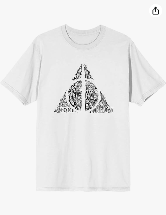 Bioworld The Deathly Hallows Symbol Tee