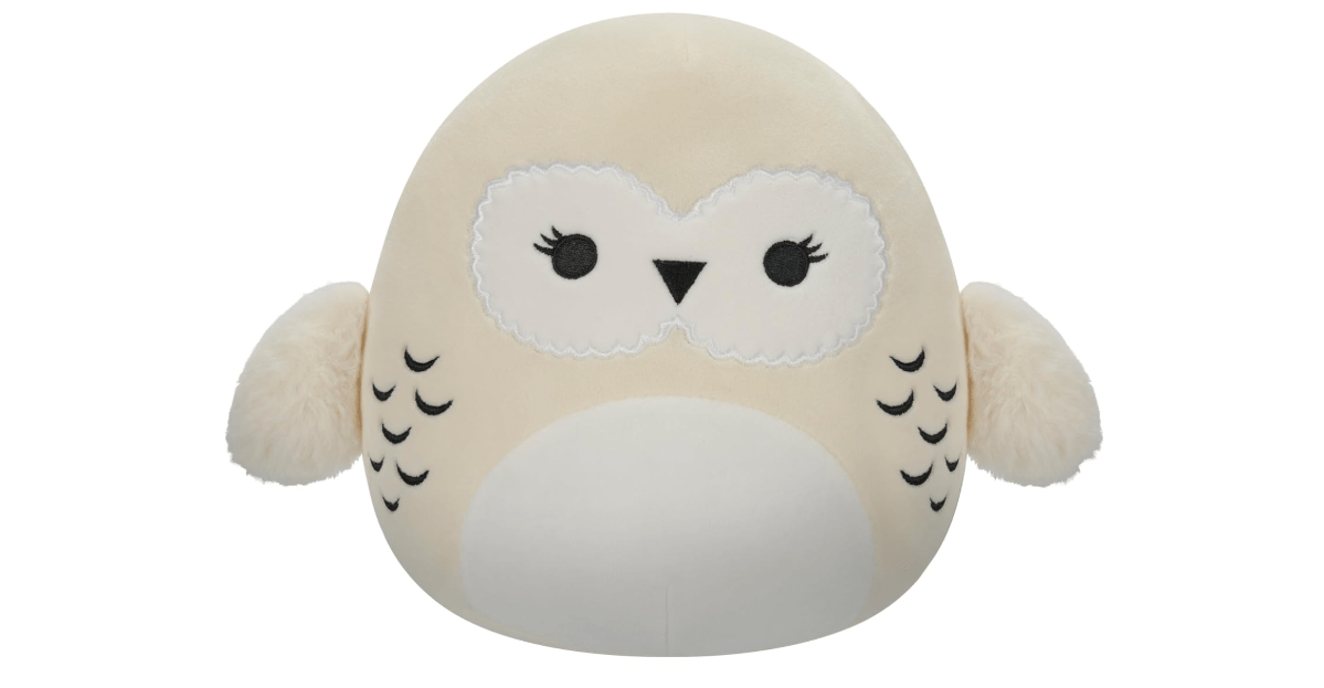 Squishmallows Original Harry Potter 10-Inch Hedwig Plush - Medium-Sized Ultrasoft Official Jazwares Plush
