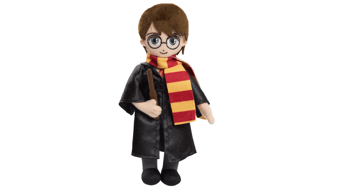 Harry Potter™ 8-Inch Spell Casting Wizards Harry Potter™ Small Plushie with Sound Effects, Kids Toys for Ages 3 Up by Just Play
