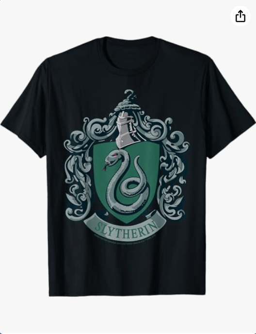 Harry Potter Slytherin House Crest T-Shirt