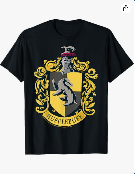 Harry Potter Hufflepuff House Crest T-Shirt