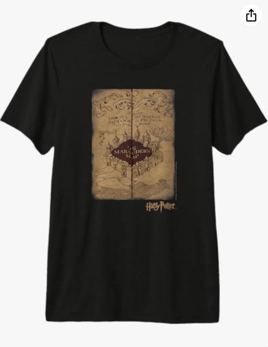 Harry Potter Marauder's Map Premium Tri-blend T-Shirt