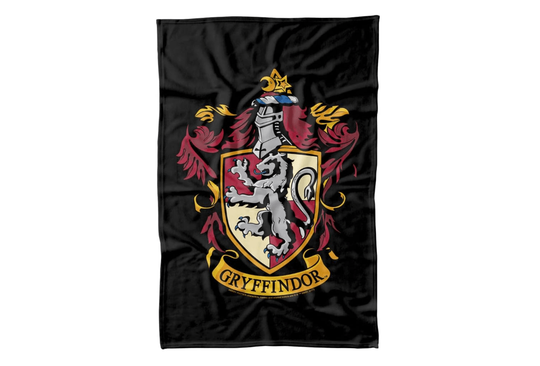 Harry Potter Gryffindor House Crest Fleece Blanket 36" x 58",Gryffindor Crest
