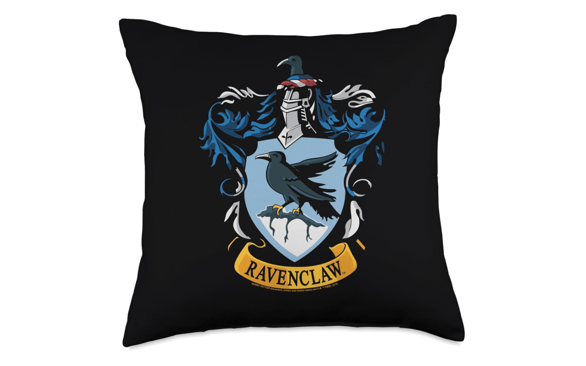 Harry Potter Ravenclaw House Crest Throw Pillow