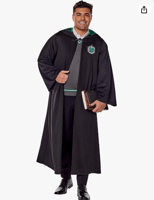 Spirit Halloween Harry Potter Adult Slytherin Robe | Officially Licensed | Harry Potter Outfit | Wizard Costume