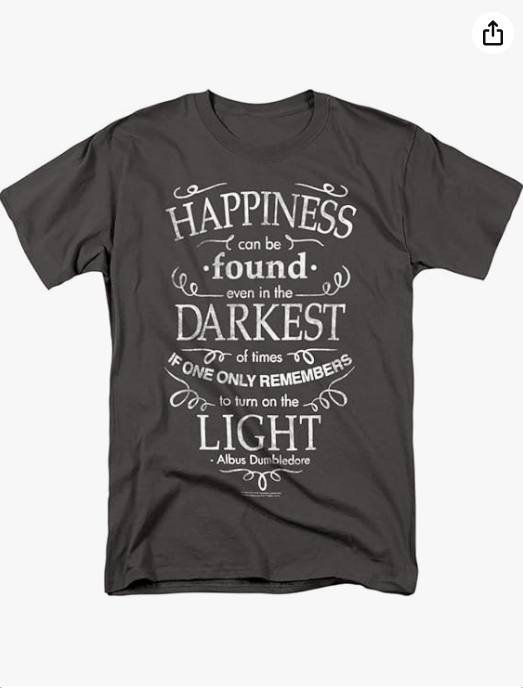 Harry Potter Shirt Dumbledore Happiness Quote T Shirt and Stickers Collection
