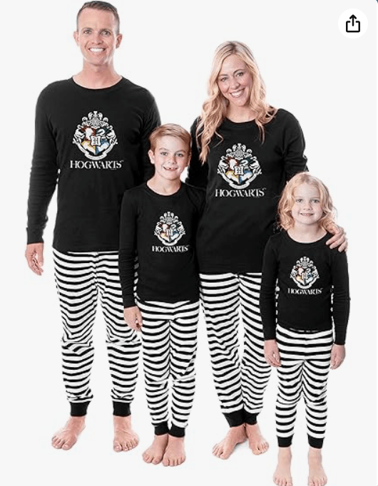 INTIMO Harry Potter Wizarding World The Marauder's Map Mischief Managed Sleep 2 Piece Pajama Set