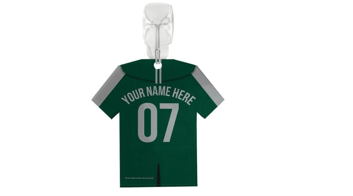 Harry Potter – Slytherin Jersey – Quidditch – Personalized – Jersey-Shaped Acrylic Print – Officially Licensed Wizarding World Collectible – Perfect for...