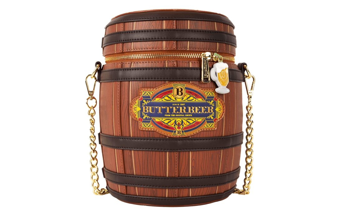 Loungefly Warner Bros Harry Potter Butterbeer Barrel Crossbody Bag