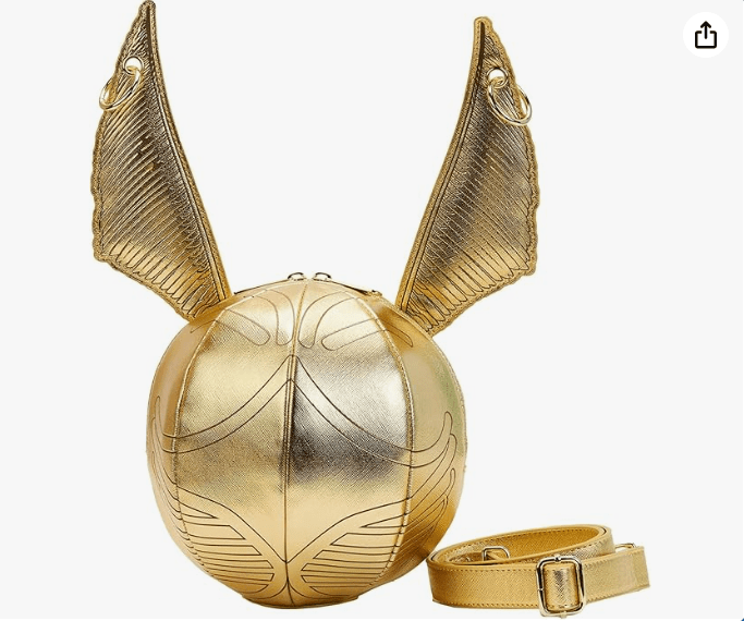 Loungefly Harry Potter Golden Snitch Crossbody Bag