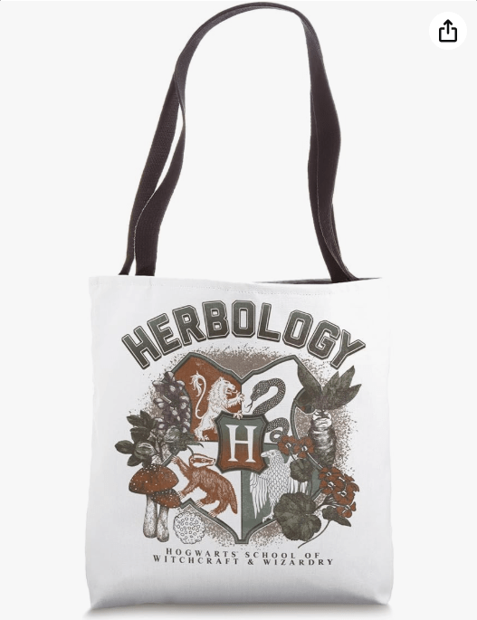 Harry Potter Herbology Crest Hogwarts School Of Witchcraft Tote Bag