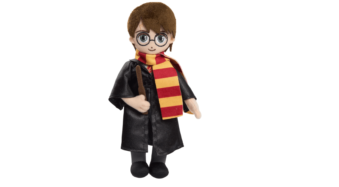 Harry Potter™ 8-Inch Spell Casting Wizards Harry Potter™ Small Plushie with Sound Effects, Kids Toys for Ages 3 Up by Just Play