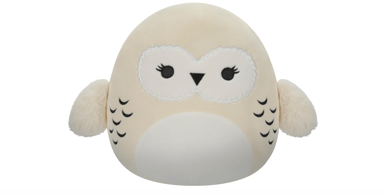 Squishmallows Original Harry Potter 10-Inch Hedwig Plush - Medium-Sized Ultrasoft Official Jazwares Plush