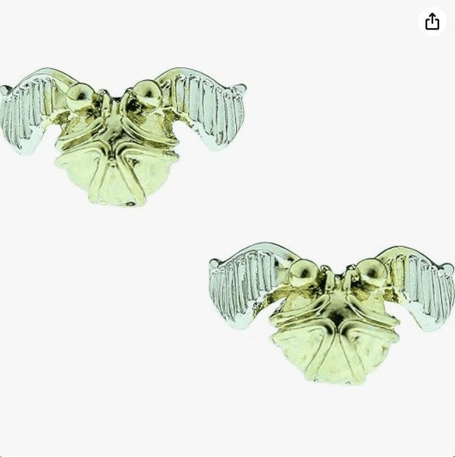 Harry Potter Golden Snitch Stud Earrings
