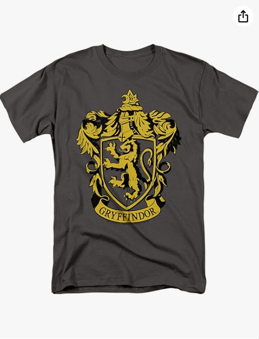 Harry Potter Gryffindor Crest Adult Unisex T Shirt - Collection
