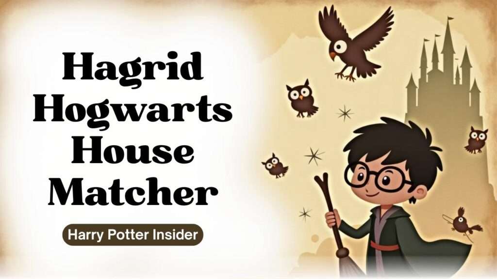 Hagrid Hogwarts House Matcher