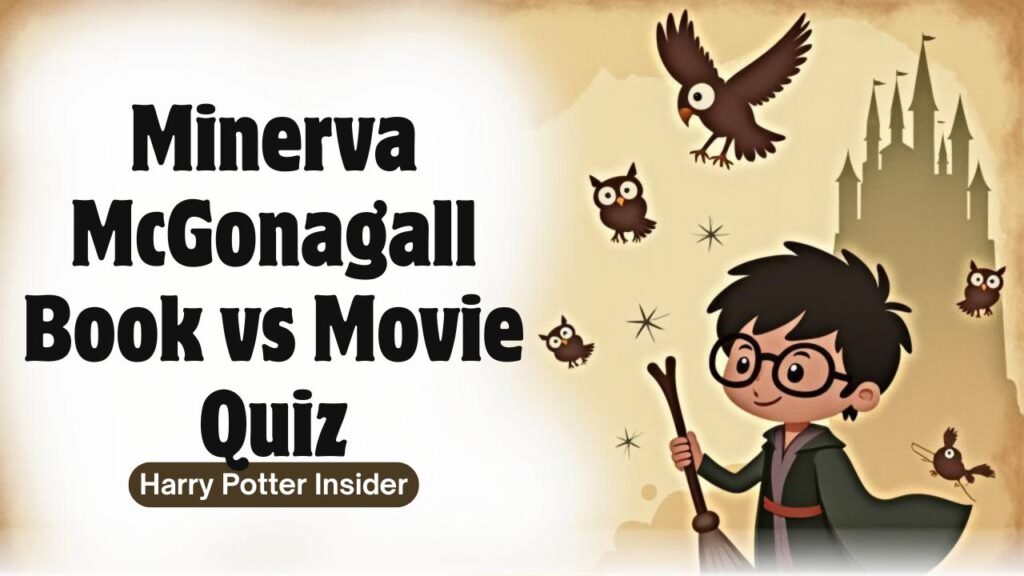 Minerva McGonagall Book vs Movie Quiz