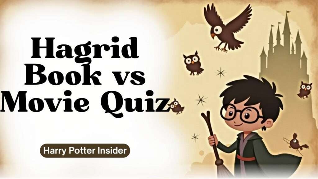 Hagrid Book vs Movie Quiz