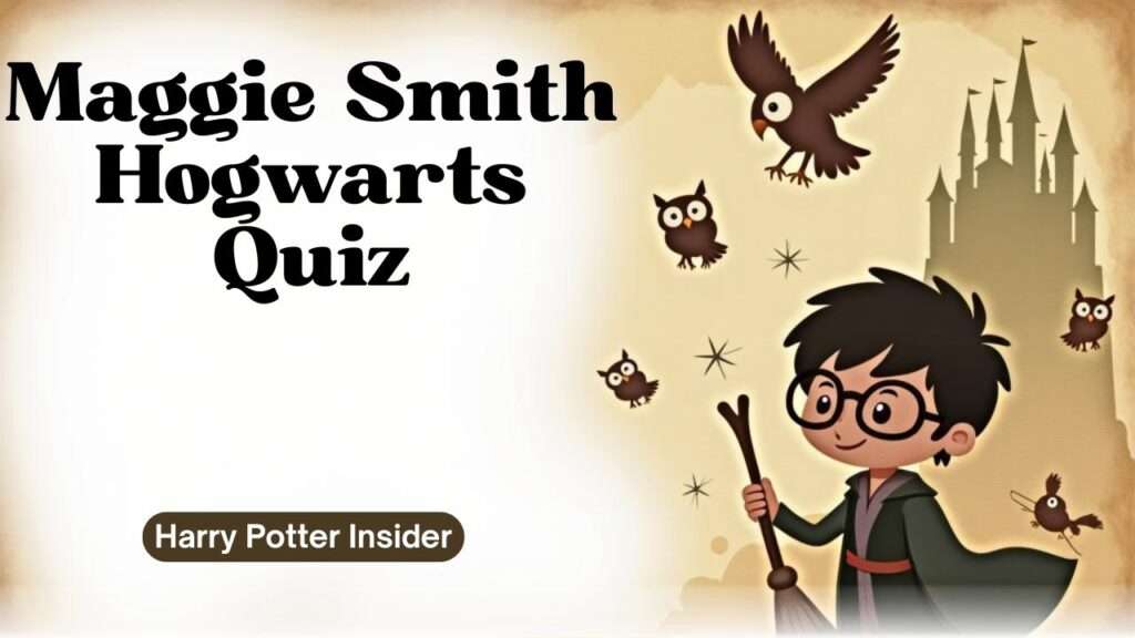 Maggie Smith Hogwarts Quiz