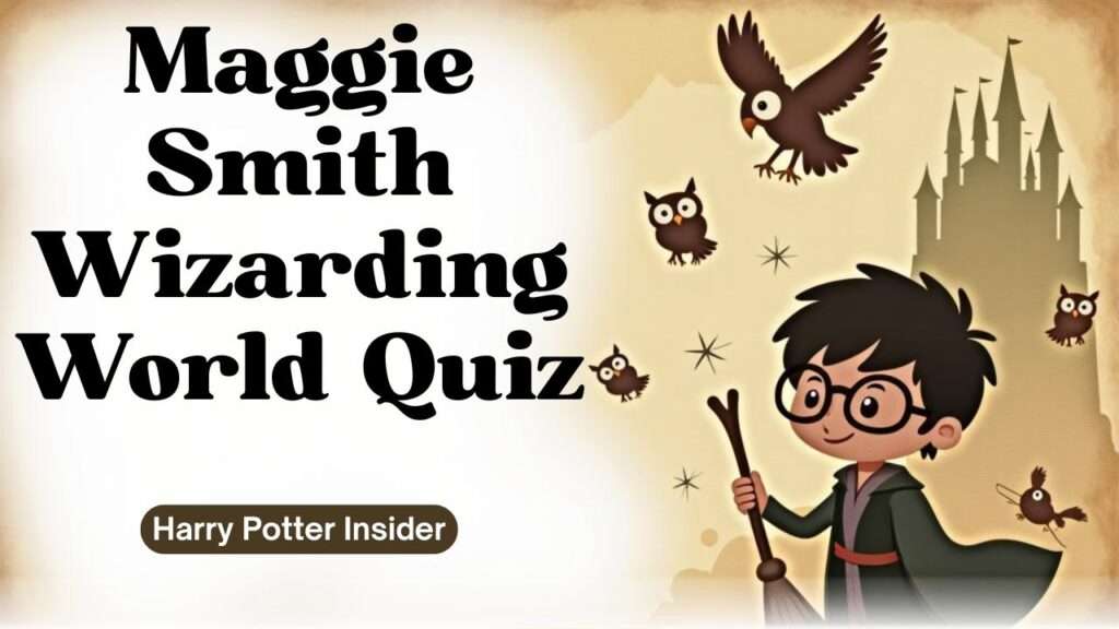 Maggie Smith Wizarding World Quiz
