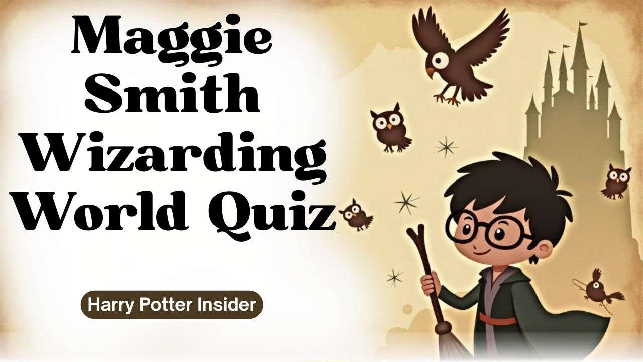 Maggie Smith Wizarding World Quiz – Which Character Are You?