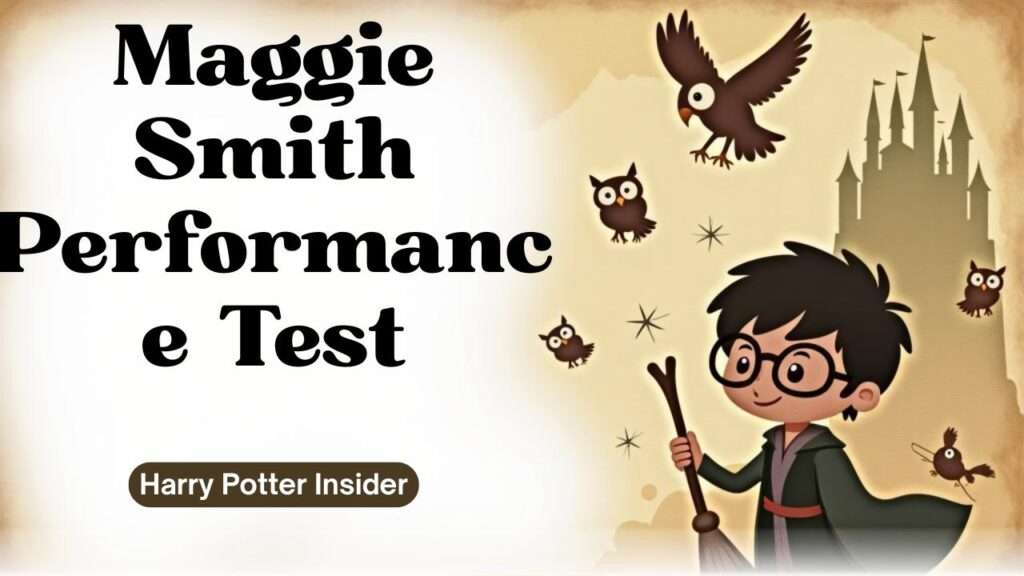 Maggie Smith Performance Test