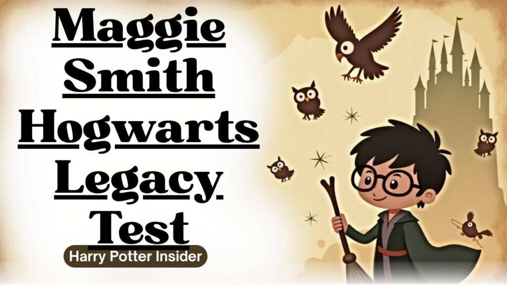 Maggie Smith Hogwarts Legacy Test