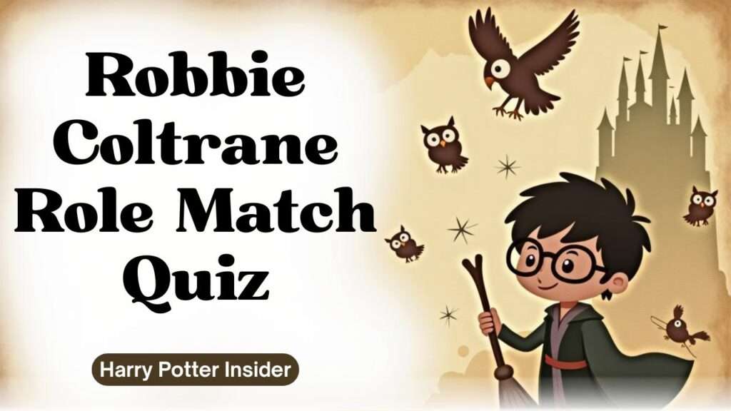 Robbie Coltrane Role Match Quiz