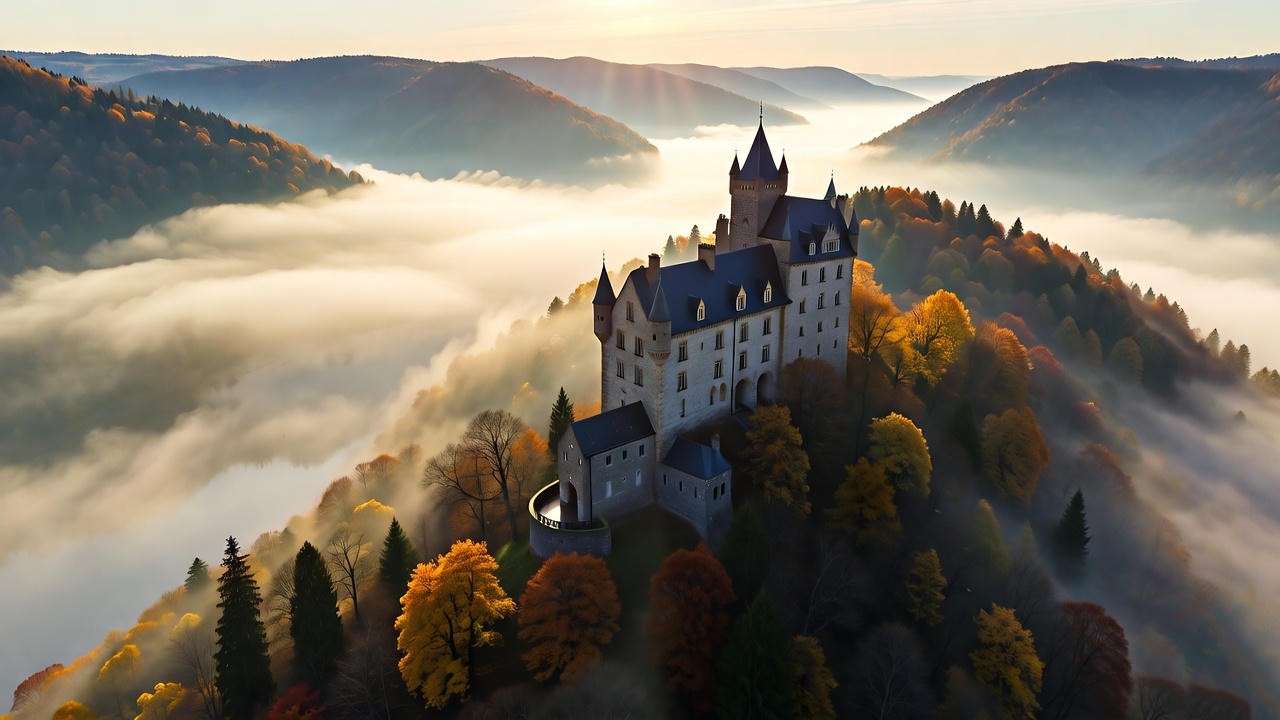 Burg Eltz castle in Rhine Valley, Germany – real-world Hogwarts concept art reference