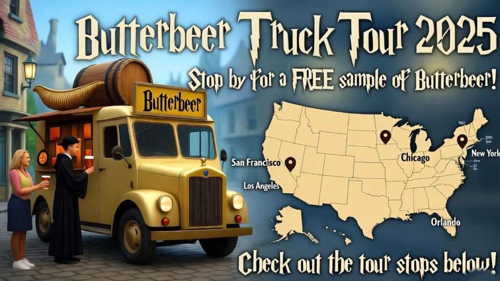 butterbeer truck tour 2025