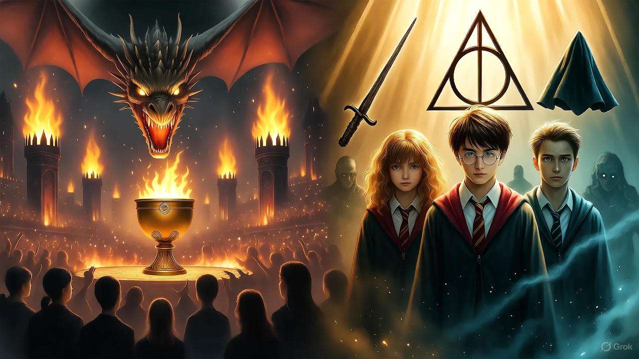 Techniques in Mary GrandPré Harry Potter artwork using watercolor and gouache
