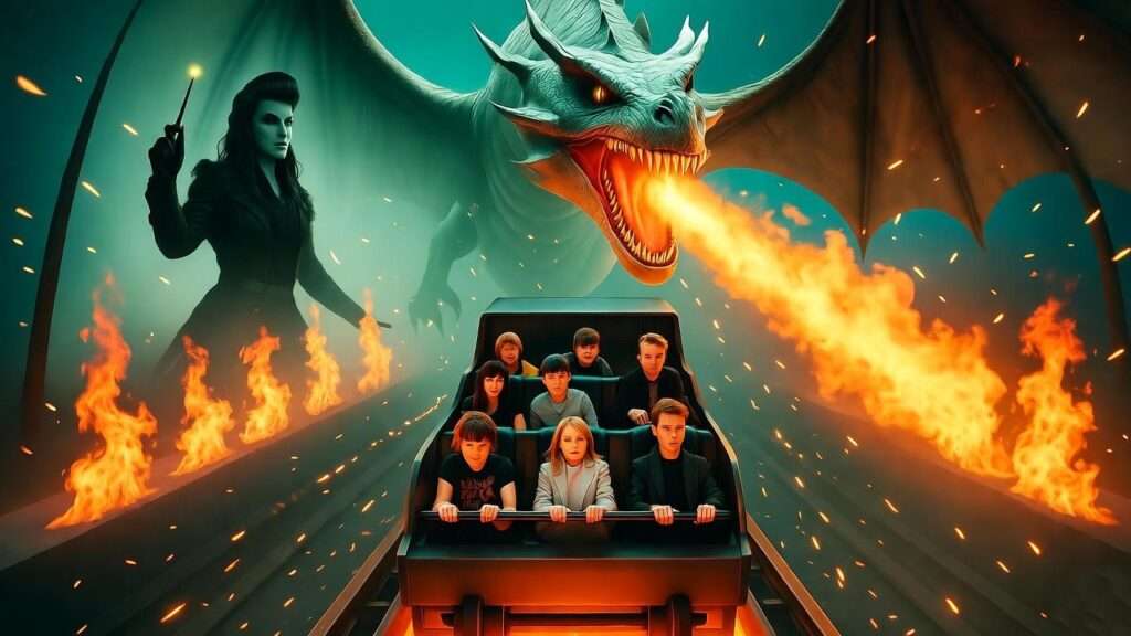 is escape from gringotts scary