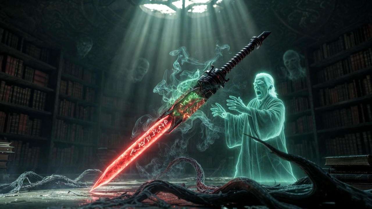 Horcrux hidden in Darth Maul lightsaber haunting Qui-Gon ghost in dark Star Wars Harry Potter crossover what-if.