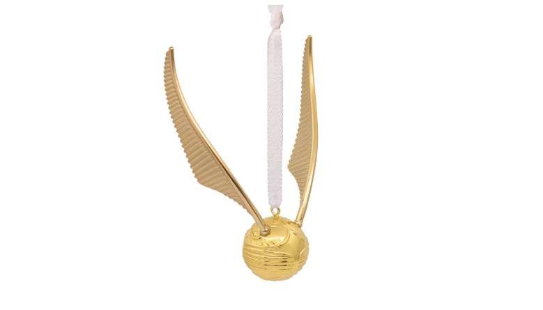 Hallmark Harry Potter Golden Snitch Christmas Ornament, Metal
