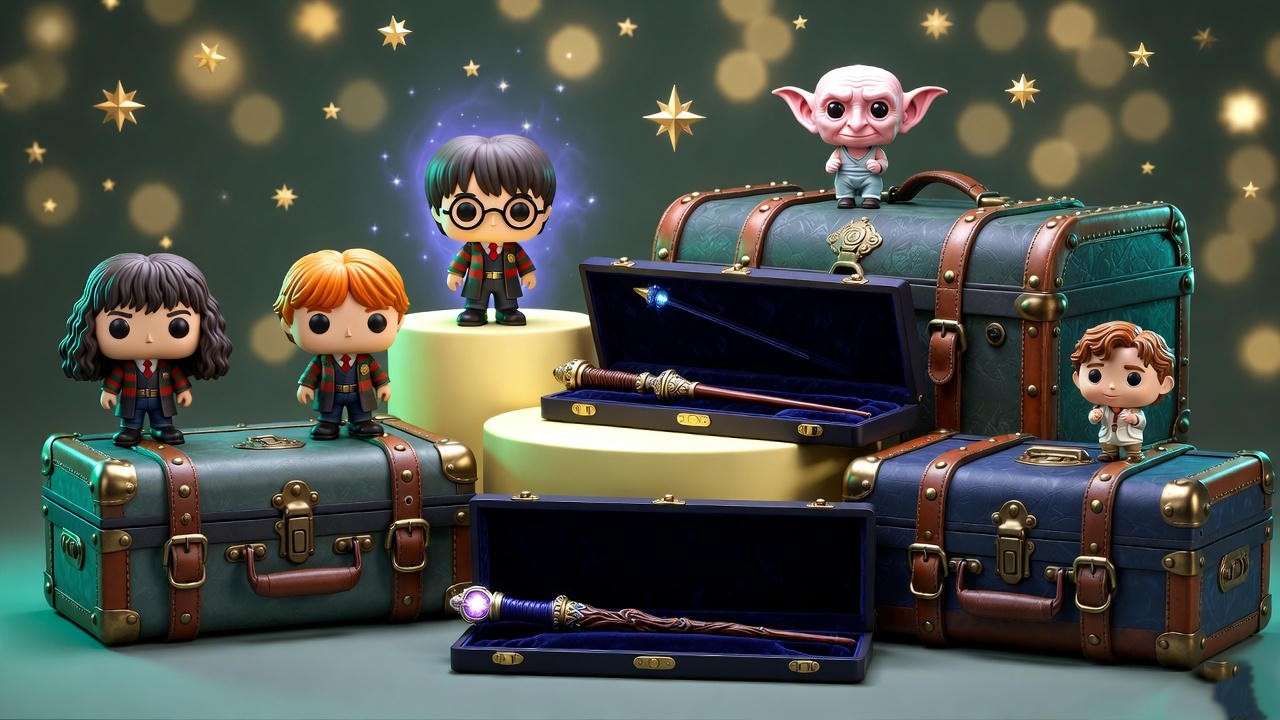 Harry Potter Funko Pops, wands, and collectibles on sale during Black Friday