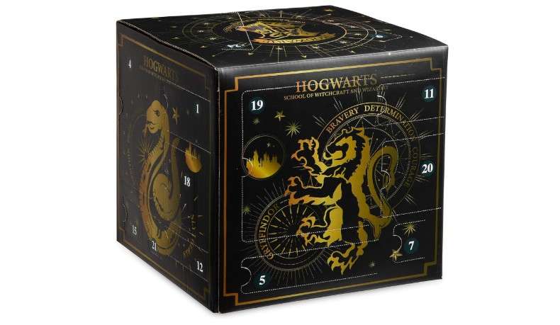 Harry Potter Advent Calendar 2025 Girls Teens Women 24 Day Christmas Countdown with Keychains Socks Accessories Magical Calendar Gifts for Girls (Black Cube)