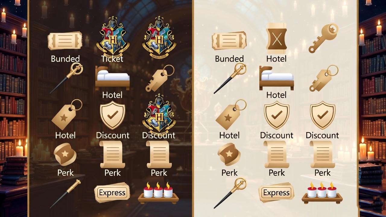 Comparison of top Orlando Studios Harry Potter packages for budget planning 