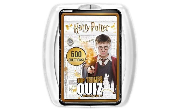Top Trumps Quiz Harry Potter Game, 500 Questions to Test Your Knowledge and Memory in The World of Hogwarts, Spells, Witches & Wizards and Lord...
